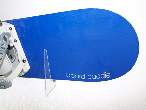 board-caddie - Transparente Wandhalterung für Snowboard