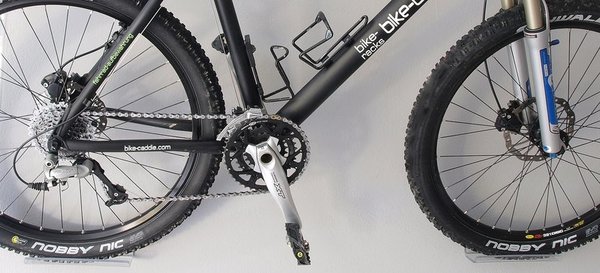Fahrrad Wandhalter transparent für MTB - bike-caddie MG/XL