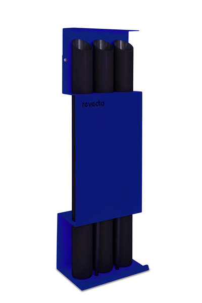 revecta® sam - mobiler Bechersammler in Ultramarinblau